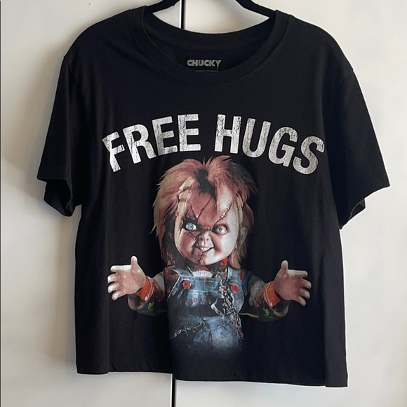 Tops - Chucky horror crop top